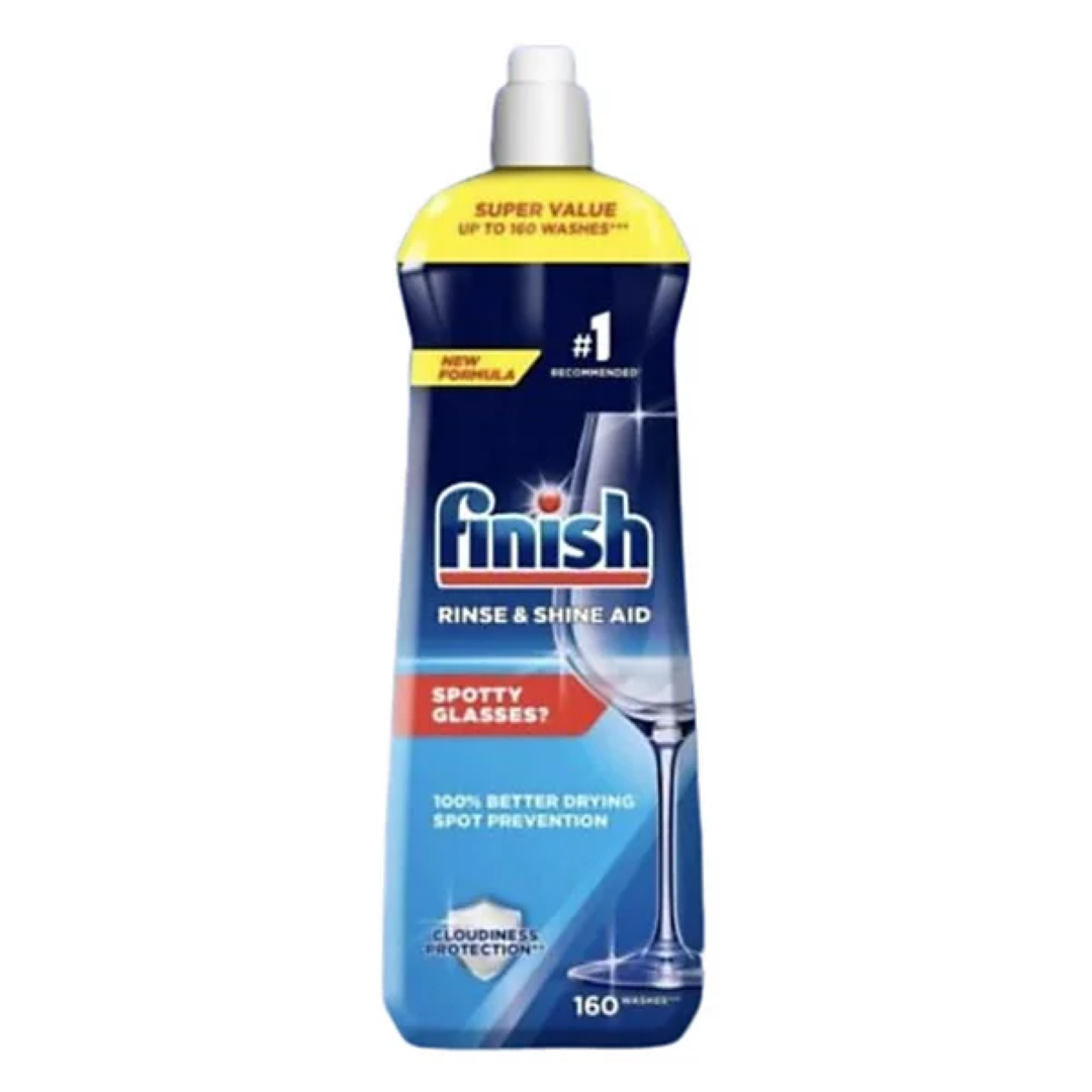 FINISH DISH WASHING LIQ RINSE AID SHINER & DRIER SIDHES 800ML